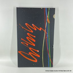 Acrylic Signed Chihuly Over France Boxed Set With Full Color Hardcover Book And VHS Video Cassette
