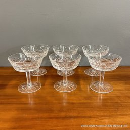 6 Waterford Crystal Lismore Champagne/Tall Sherbet Glasses