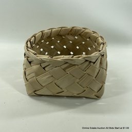 Palm Leaf Woven Basket