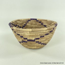 Coiled Imbricated Grass Basket
