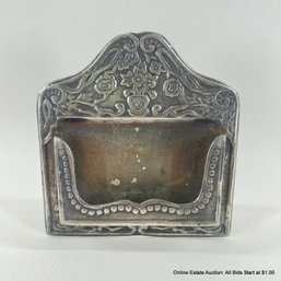 Silver Plate Card Holder Stand