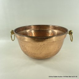 Vintage Copper Plated Bowl
