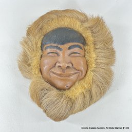 Vintage Faces Of The Arctic Alaska Art Mask By Lonnie H Temple