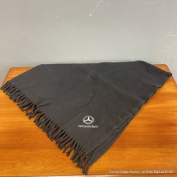Mercedes Benz Branded Blanket With Fringe