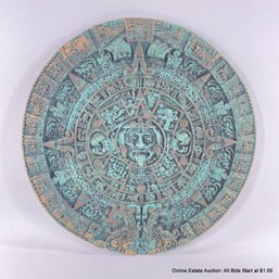 Aztec Sun Stone Resin Wall Plaque