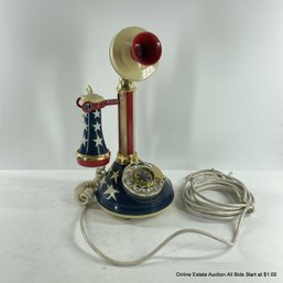 Vintage Candlestick Rotary Telephone