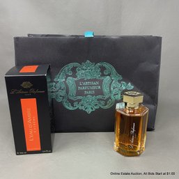 L'Artisan Parfumeur L'eau D'ambre Extreme 3.4 Fl. Oz. Bottle & Branded Bag