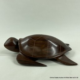 Carved Ironwood Sea Turtle Made In Mexico