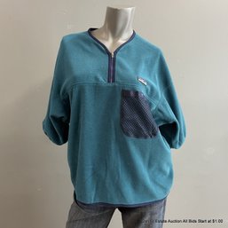 Patagonia Capilene 1/4 Zip Fleece Paddling Pull-Over With 1/4 Sleeves, Women's Size XL