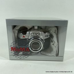 MOMA Leica Glass Camera Christmas Ornament In Box