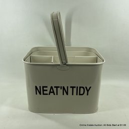 Vintage Style Metal Cleaning Supply Bucket Neat N Tidy