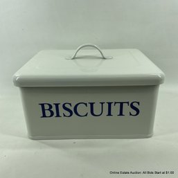 Vintage Style Biscuits Box With Lid