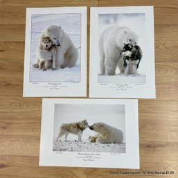 3 Canadian Eskimo Dog Foundation Photographic Prints Wayne R Bilenduke Signed And Numbered