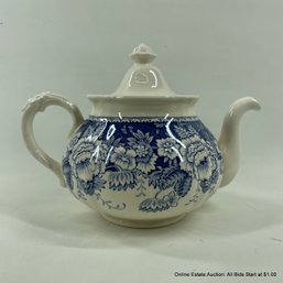 Masons Blue And White Teapot For Crabtree And Evelyn