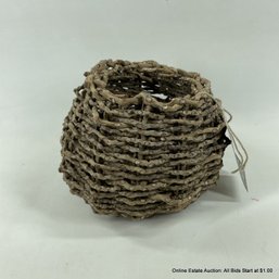 Mika McCann Zaru Queen Watsonia Woven Basket Made In Maui