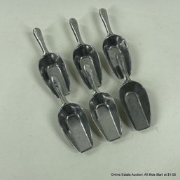 6 Diminutive Metal Scoops Made In Germany