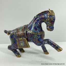 Old Chinese Cloisonne Horse