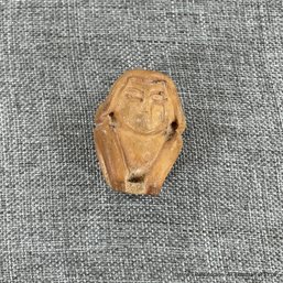 Antique Anthropomorphic Wood Bead