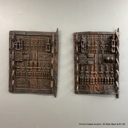 Pair Of Antique Dogon Granary Doors