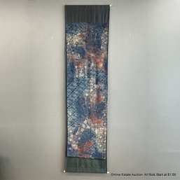 Asian Silk Hanging Scroll