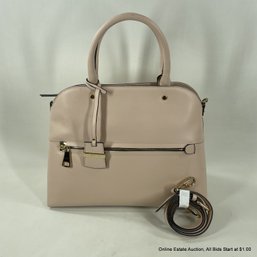 A. Bellucci Pink Leather Handbag With Removable Shoulder Strap