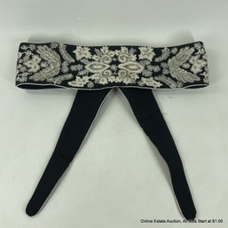 Beaded And Embroidered Belt