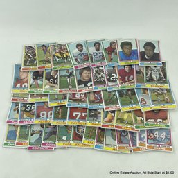 Fifty Assorted 1974 Topps Football Cards