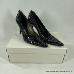BCBGirls Black Patent Leather Shoes In Original Box, Size 7.5'
