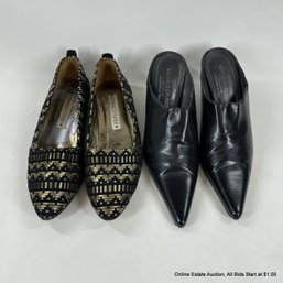 Two Pairs Of Donald J Pliner Shoes, Sizes 8 And 8.5