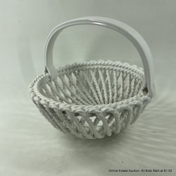 Porcelain Basket Made In Italy