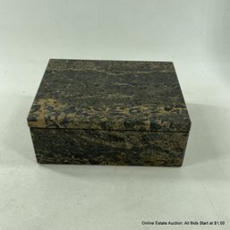 Stone Lidded Trinket Box