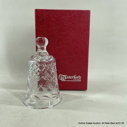 Waterford Crystal 1987 Christmas Bell With Turtle Dove Design In Original Box, Missing Clapper