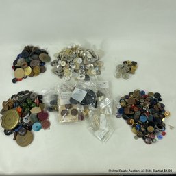Assortment Of Vintage Buttons