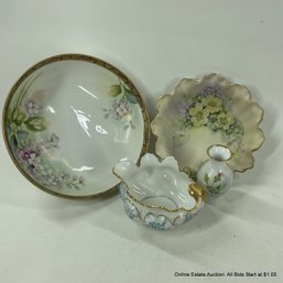 Assorted Vintage Hand-Painted Bowls & Dishes