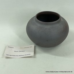 Itsuko Zenitani Small Ceramic Cache Pot