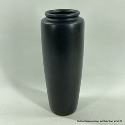 Slim Black Ceramic Vase