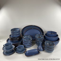 Dansk International Mesa Sky Blue Dish Set 41 Pieces (LOCAL PICKUP OR UPS STORE SHIP ONLY)