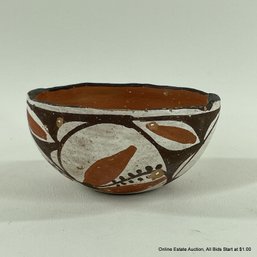 Native American Acoma Pueblo Pottery Bowl