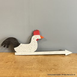 George Hardy 1985 Wood Chicken Weathervane Element (LOCAL PICKUP ONLY)