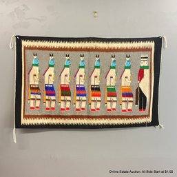 Native American Navajo Yei Tapestry