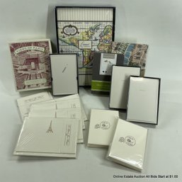 Assorted Collection Of Note Cards And Stationary From Crane's, Metro. Museum Of Art, And More, As Photographed