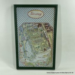 Jamshid Kooros Offset Lithograph Of Claude Monet's Giverny Estate