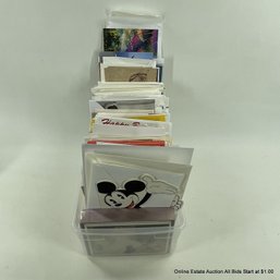 Large Assortment Of Greeting Cards, Note Cards, Stickers, And Post Cards, As Photographed