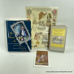 Alice In Wonderland Paper Dolls, Books, And Notecard