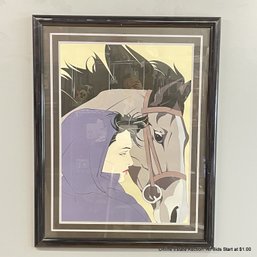 Vintage Patrick Nagel Montana Serigraph (LOCAL PICKUP ONLY)