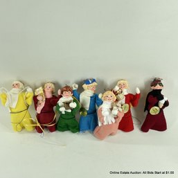 Seven Simpich Angels Including The Rare Sylvester Bongo Playing Hipster