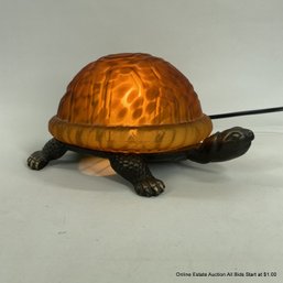 Tortoise Lamp With Metal Body Base