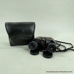 Minolta Compact 7x21 7.5' Binoculars With Case