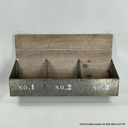 Wall Mail Organizer With Hooks