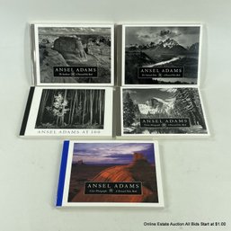 Five Ansel Adams Postcard Folio Books